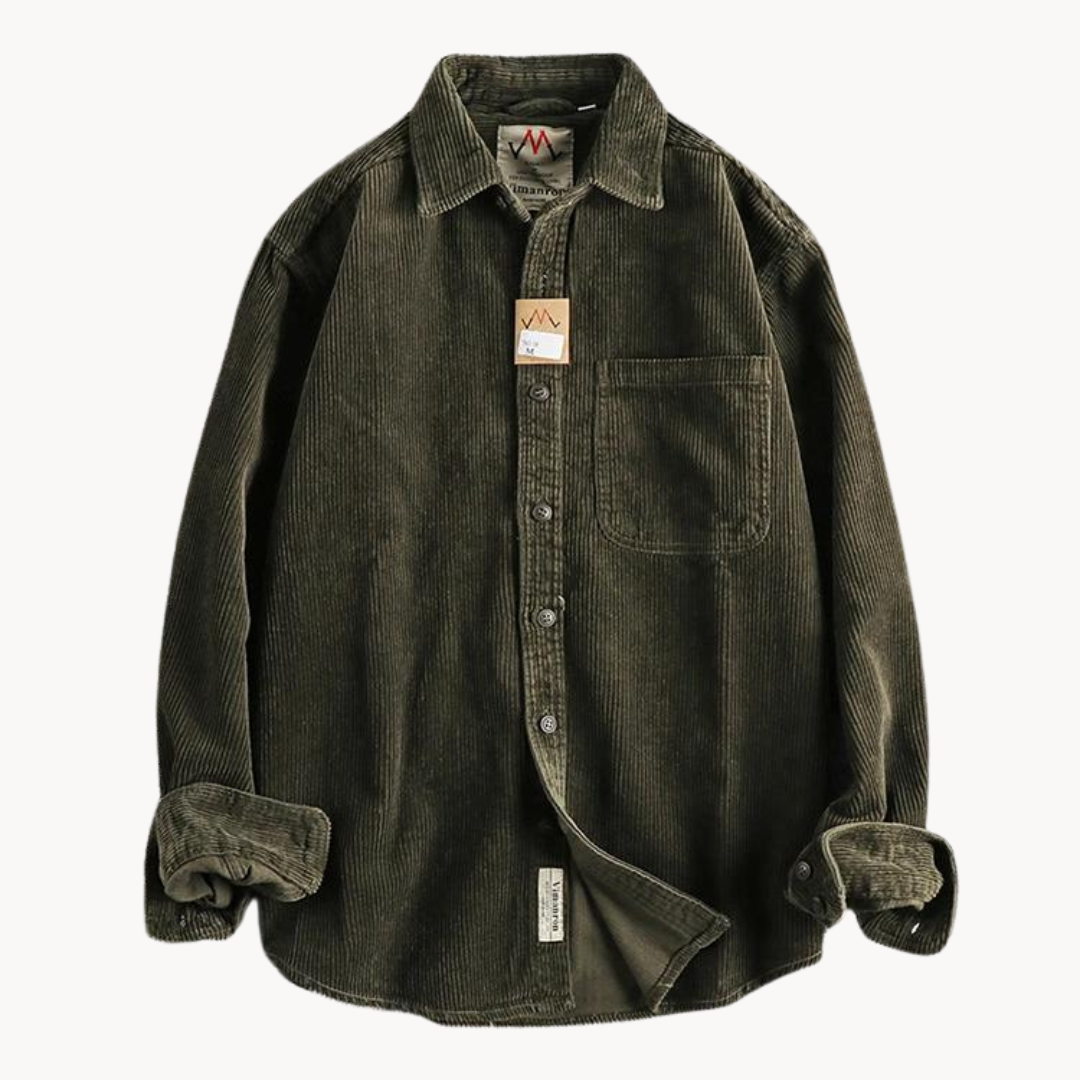 Men's Corduroy Button-Down Workshirt
