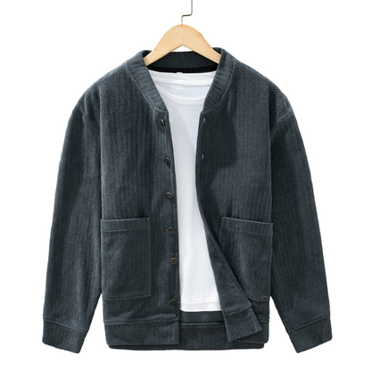 Men's Corduroy Button-Up Jacket
