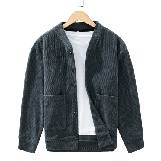 Men's Corduroy Button-Up Jacket