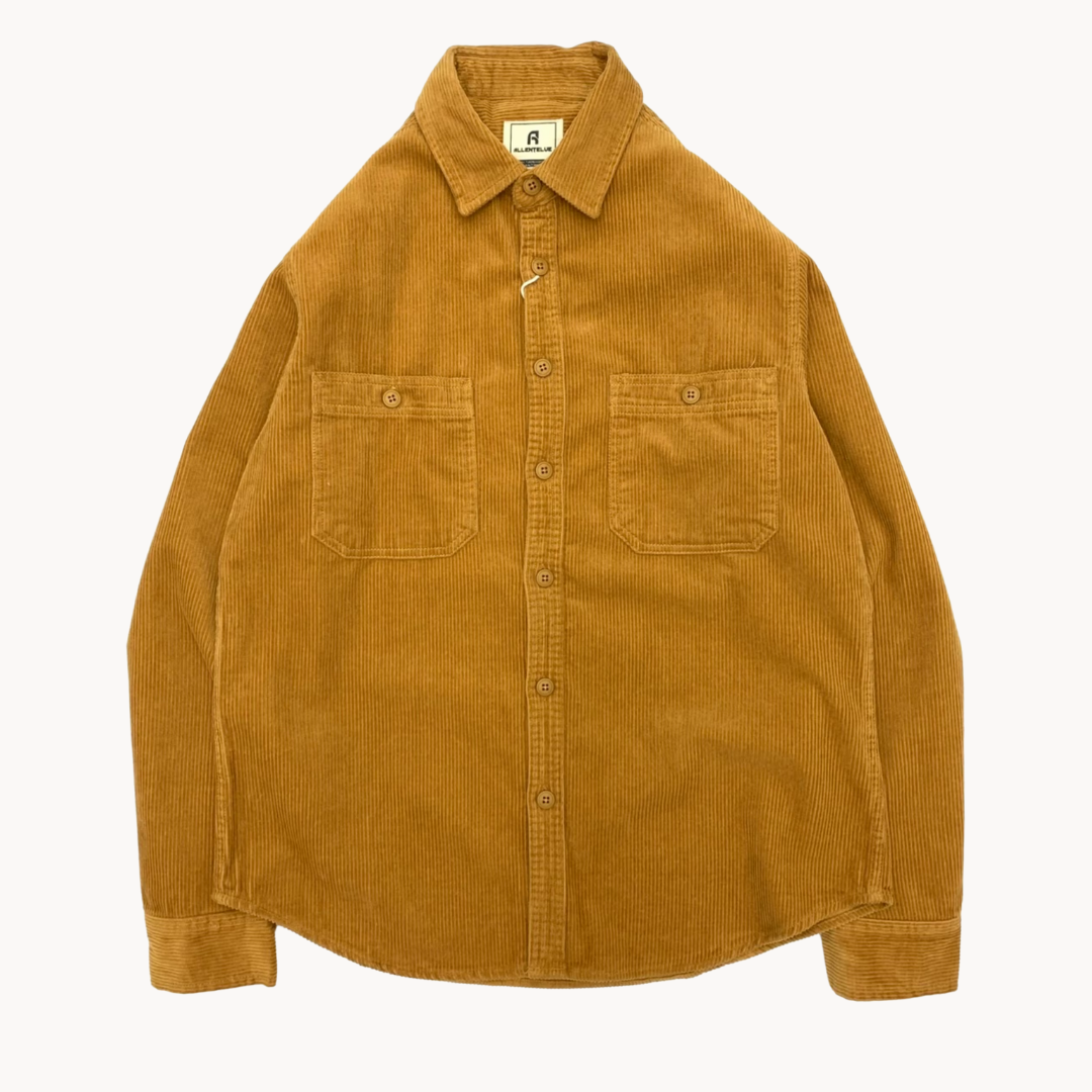 Men's Corduroy Button-Up Shirt