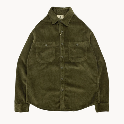 Men's Corduroy Button-Up Shirt