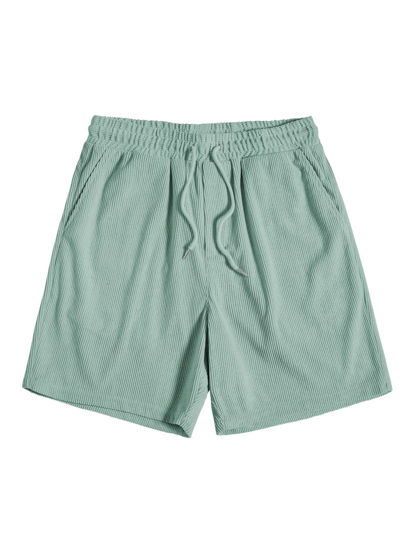Men's Corduroy Drawstring Shorts for Casual Wear