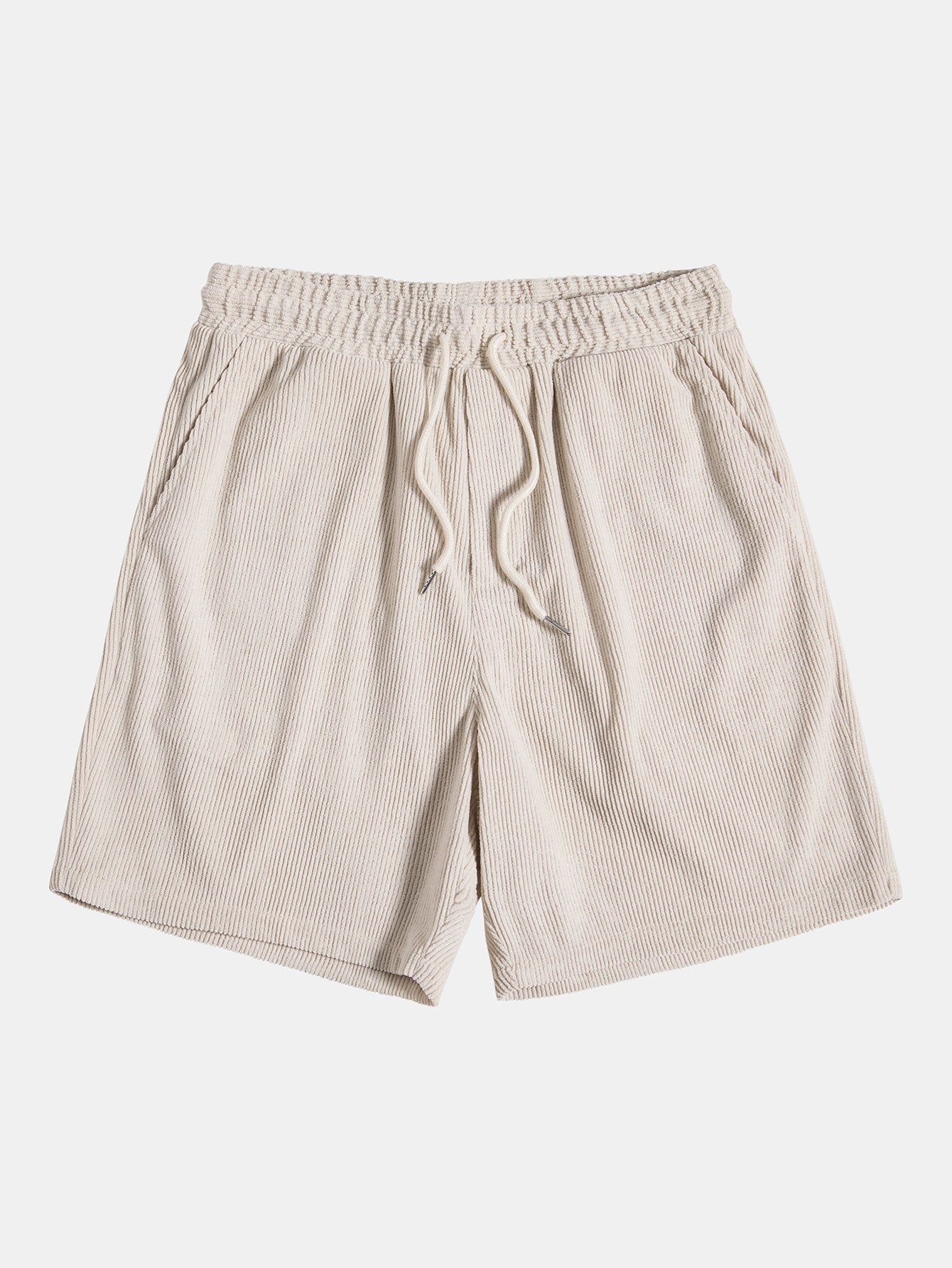 Men's Corduroy Drawstring Shorts for Casual Wear