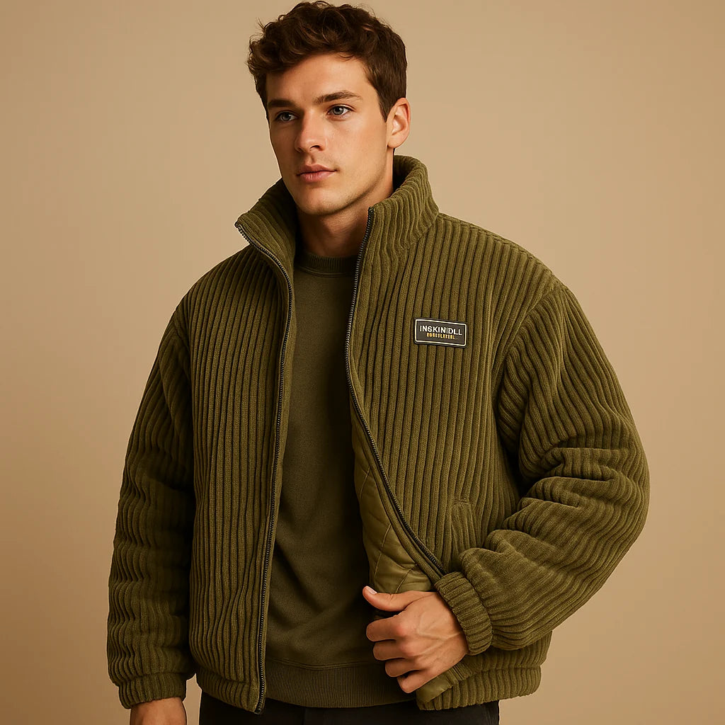 Men's Corduroy Jacket with Cotton Lining