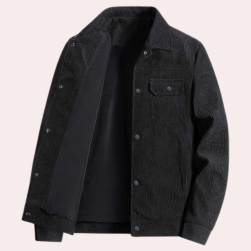 Men's Corduroy Jacket with Pockets
