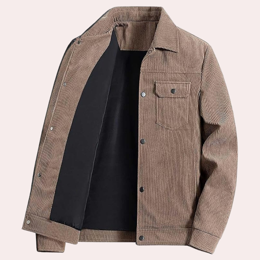 Men's Corduroy Jacket with Pockets