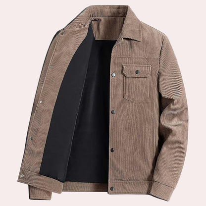 Men's Corduroy Jacket with Pockets