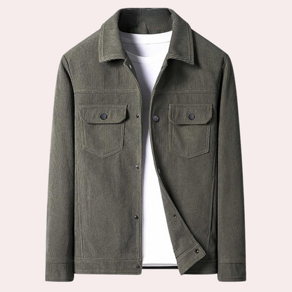 Men's Corduroy Jacket with Pockets