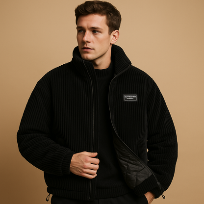 Men's Corduroy Jacket with Warm Lining