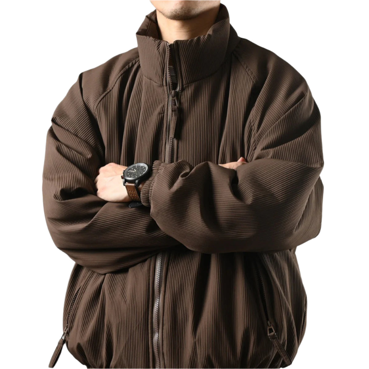 Men's Corduroy Puffer Jacket