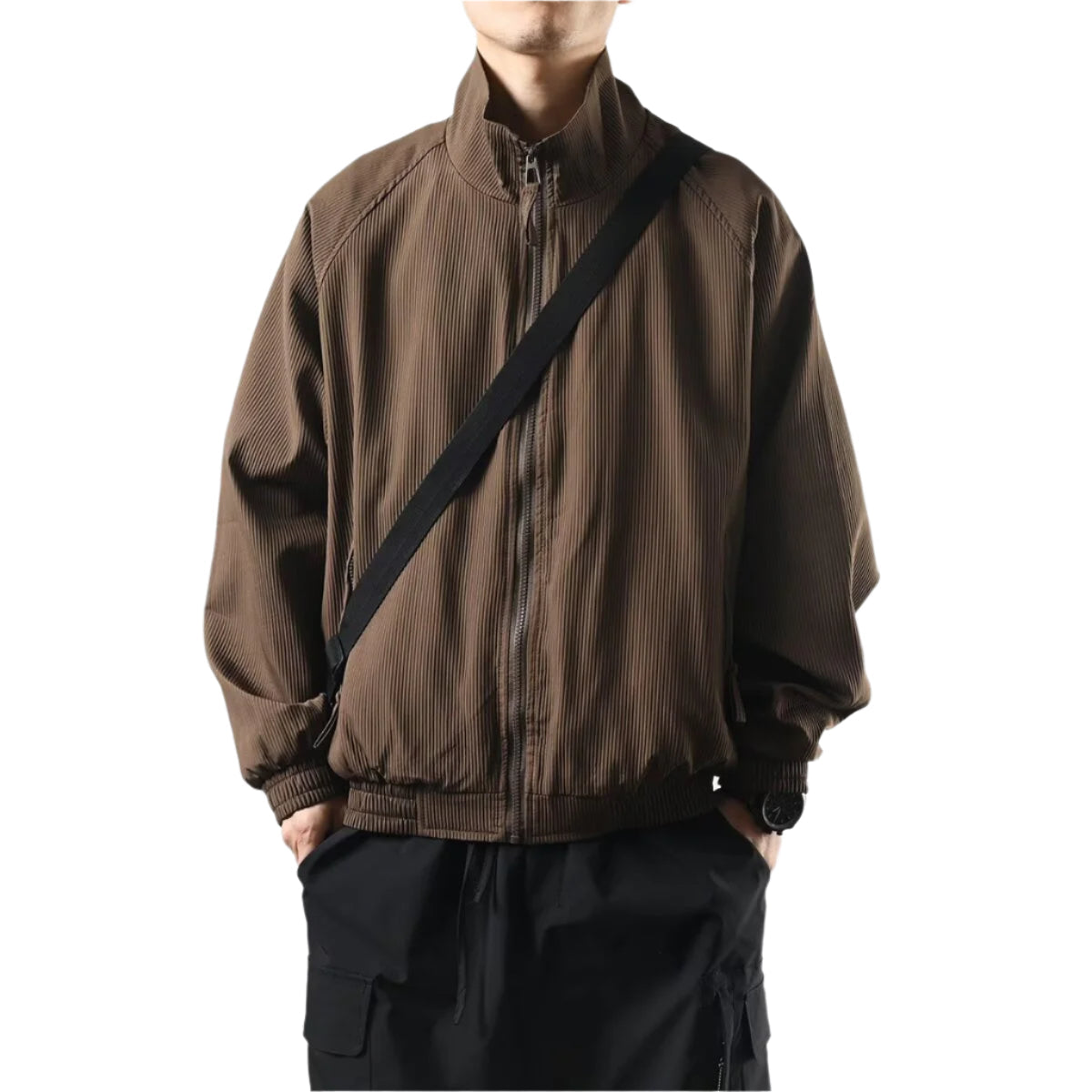 Men's Corduroy Puffer Jacket