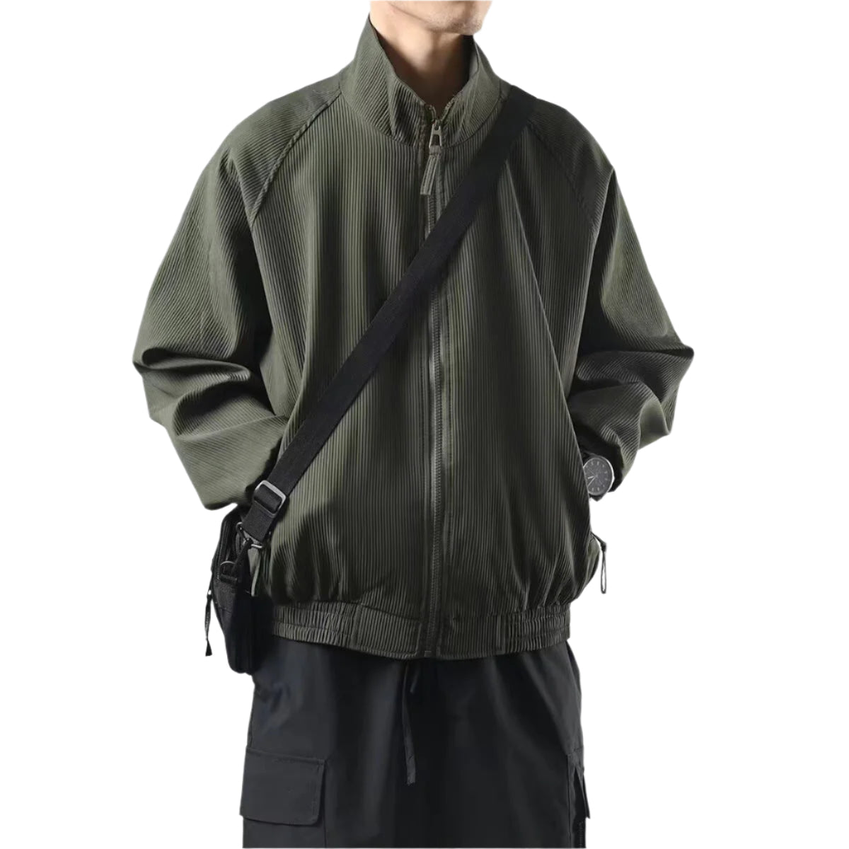 Men's Corduroy Puffer Jacket
