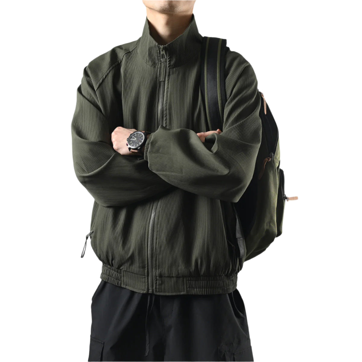 Men's Corduroy Puffer Jacket