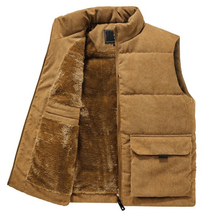 Men's Corduroy Winter Vest