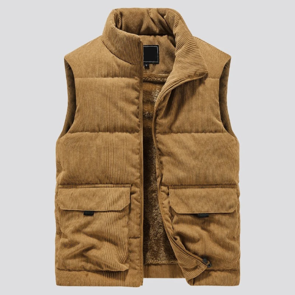 Men's Corduroy Winter Vest