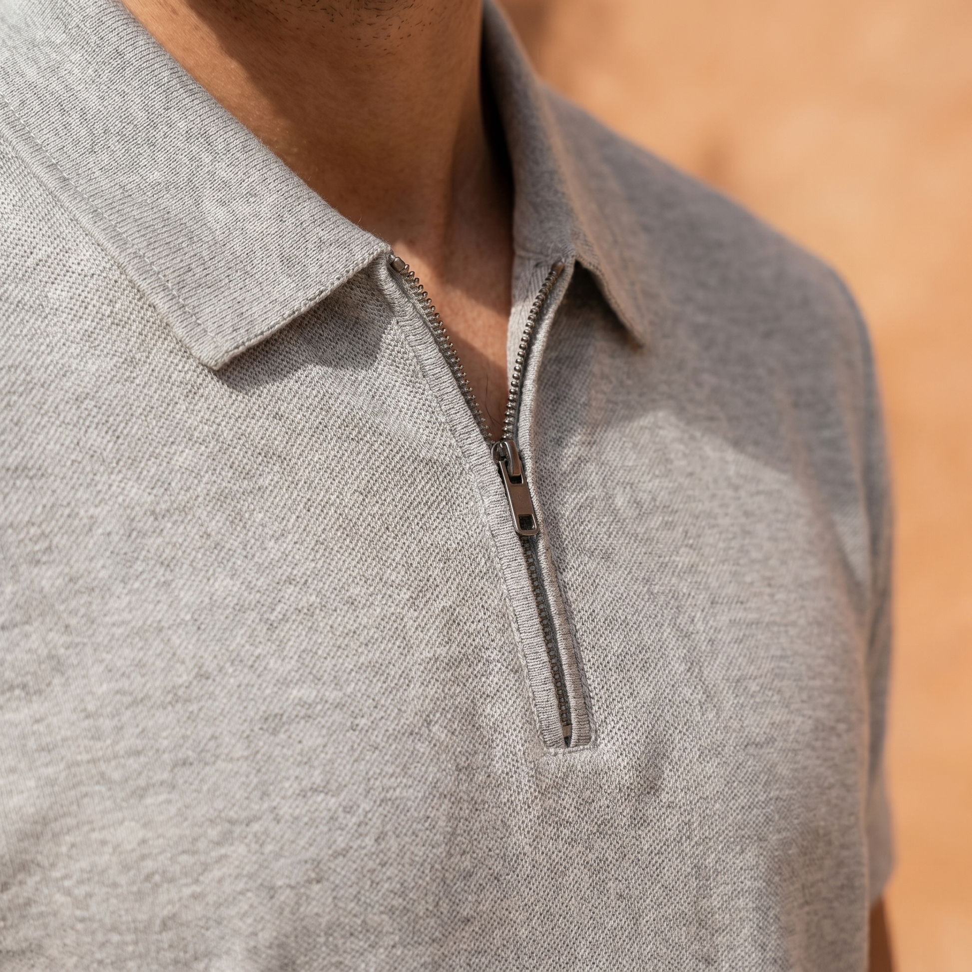 Men's Cotton Blend Polo & Trouser Set