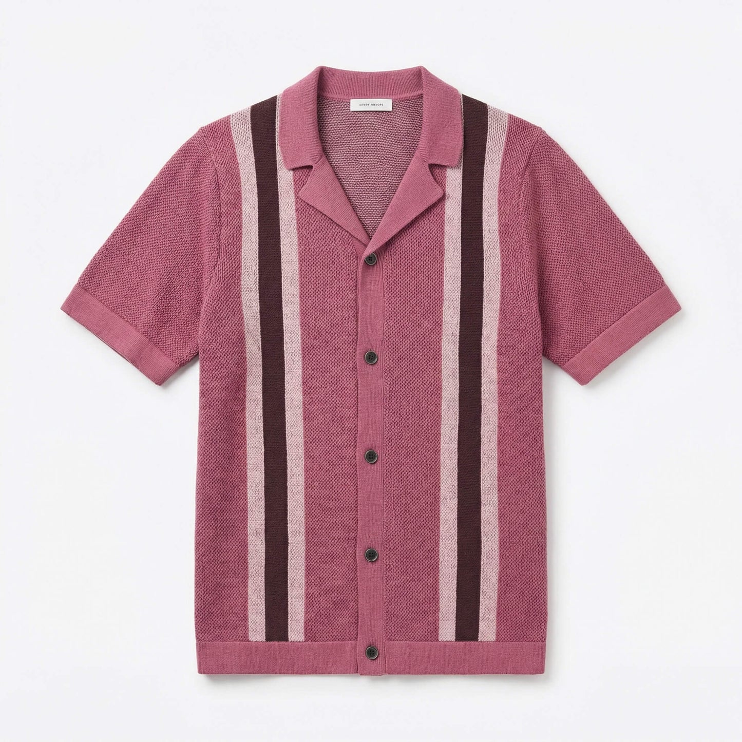 Men's Crochet Knit Summer Shirt