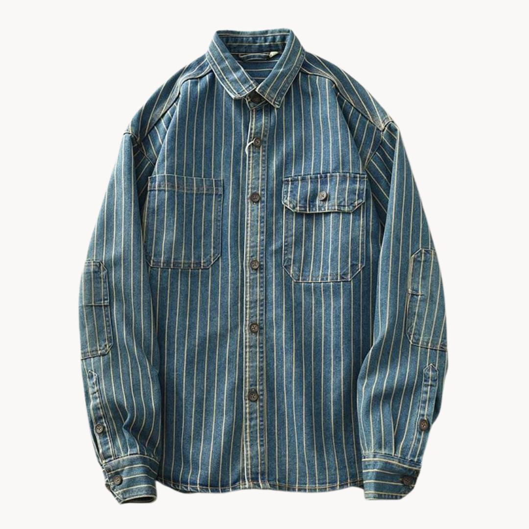 Men's Denim Shirt Jacket Relaxed Fit