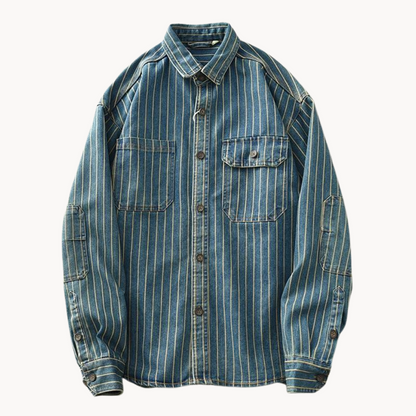Men's Denim Shirt Jacket Relaxed Fit