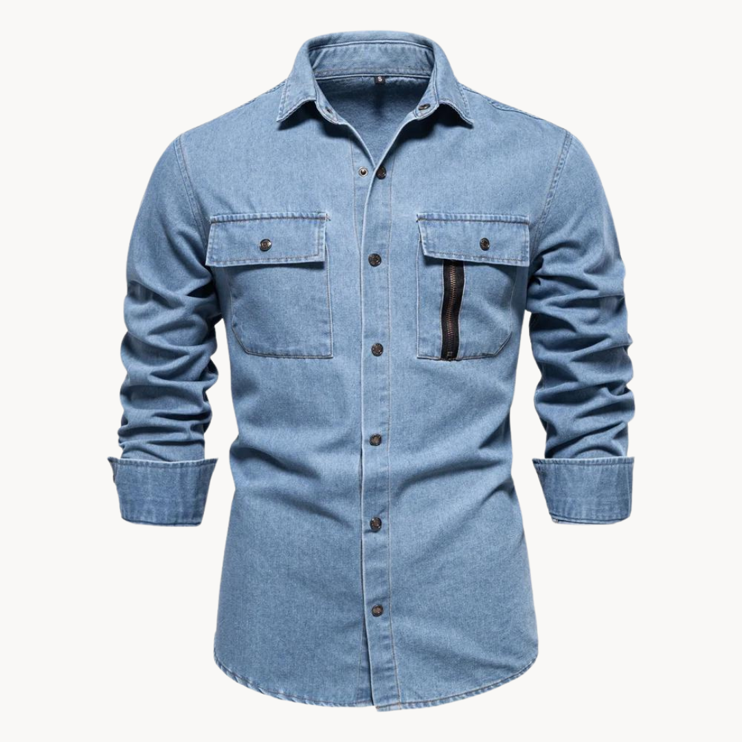 Men's Denim Shirt Oversize Fit