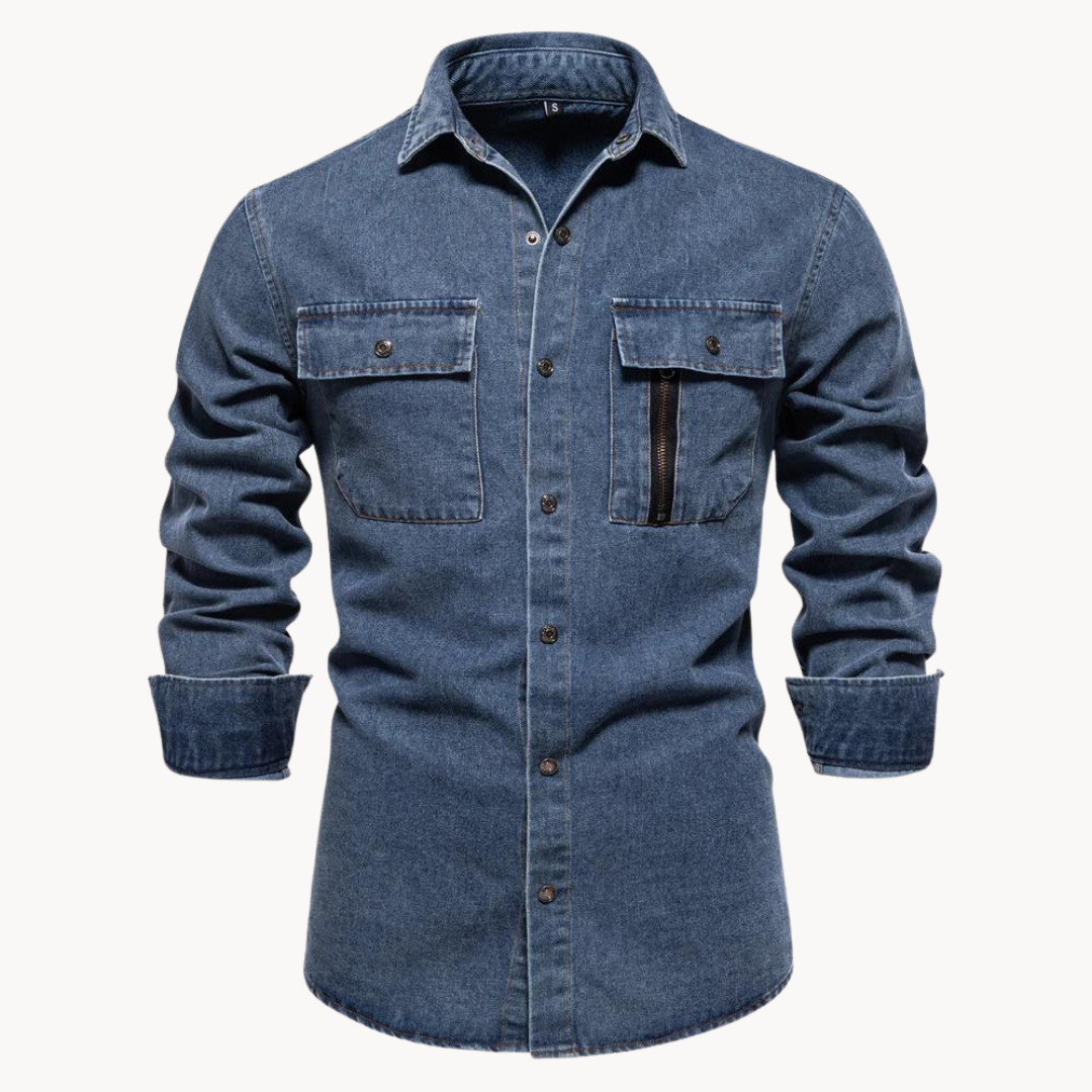 Men's Denim Shirt Oversize Fit