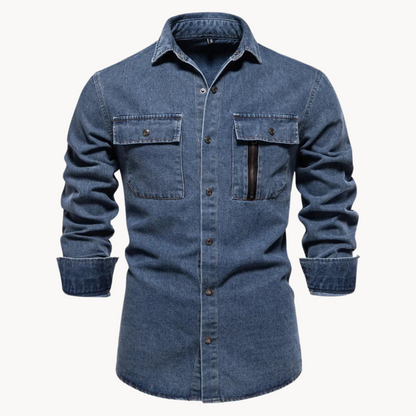 Men's Denim Shirt Oversize Fit
