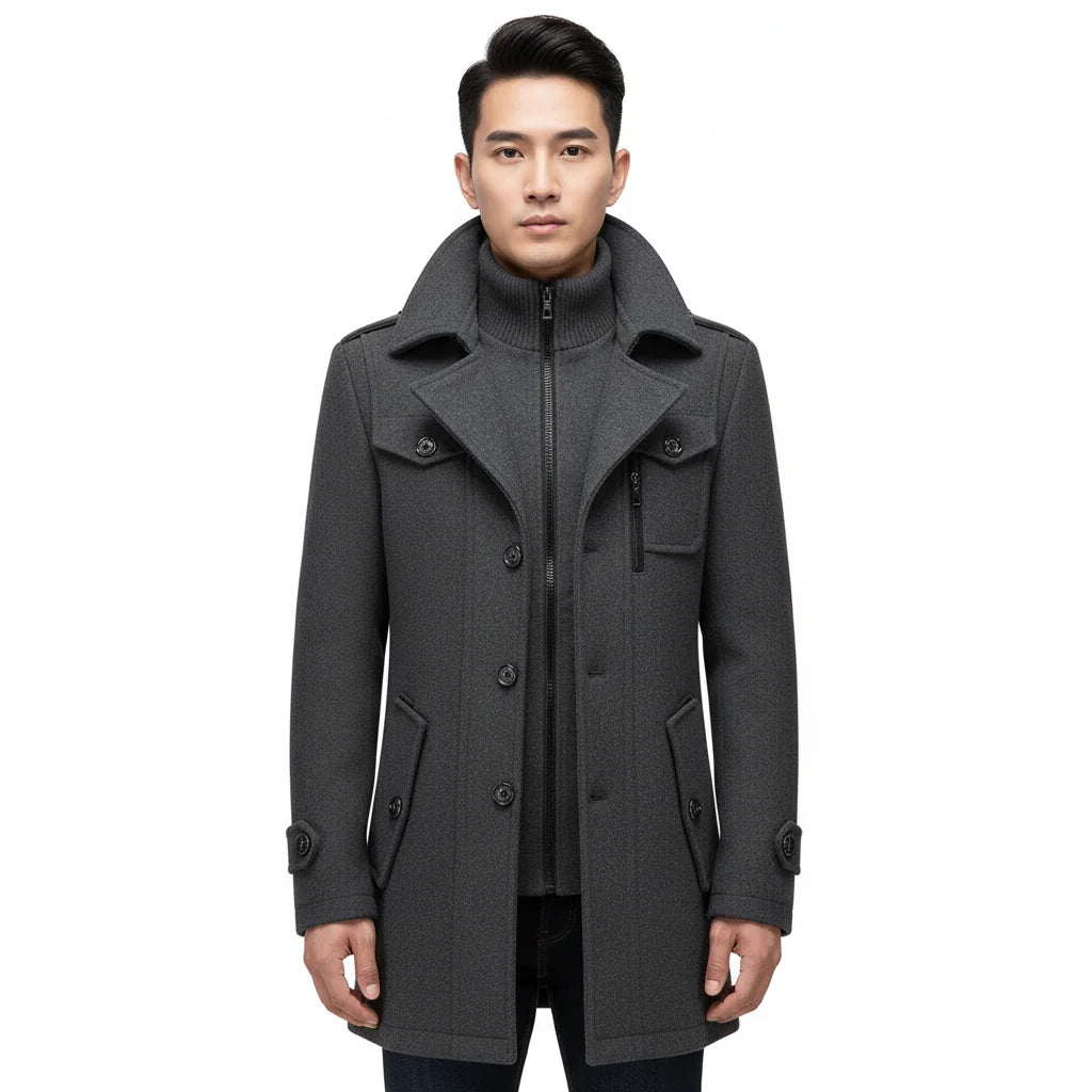 Men's Double-Layered Thermal Insulated Winter Coat