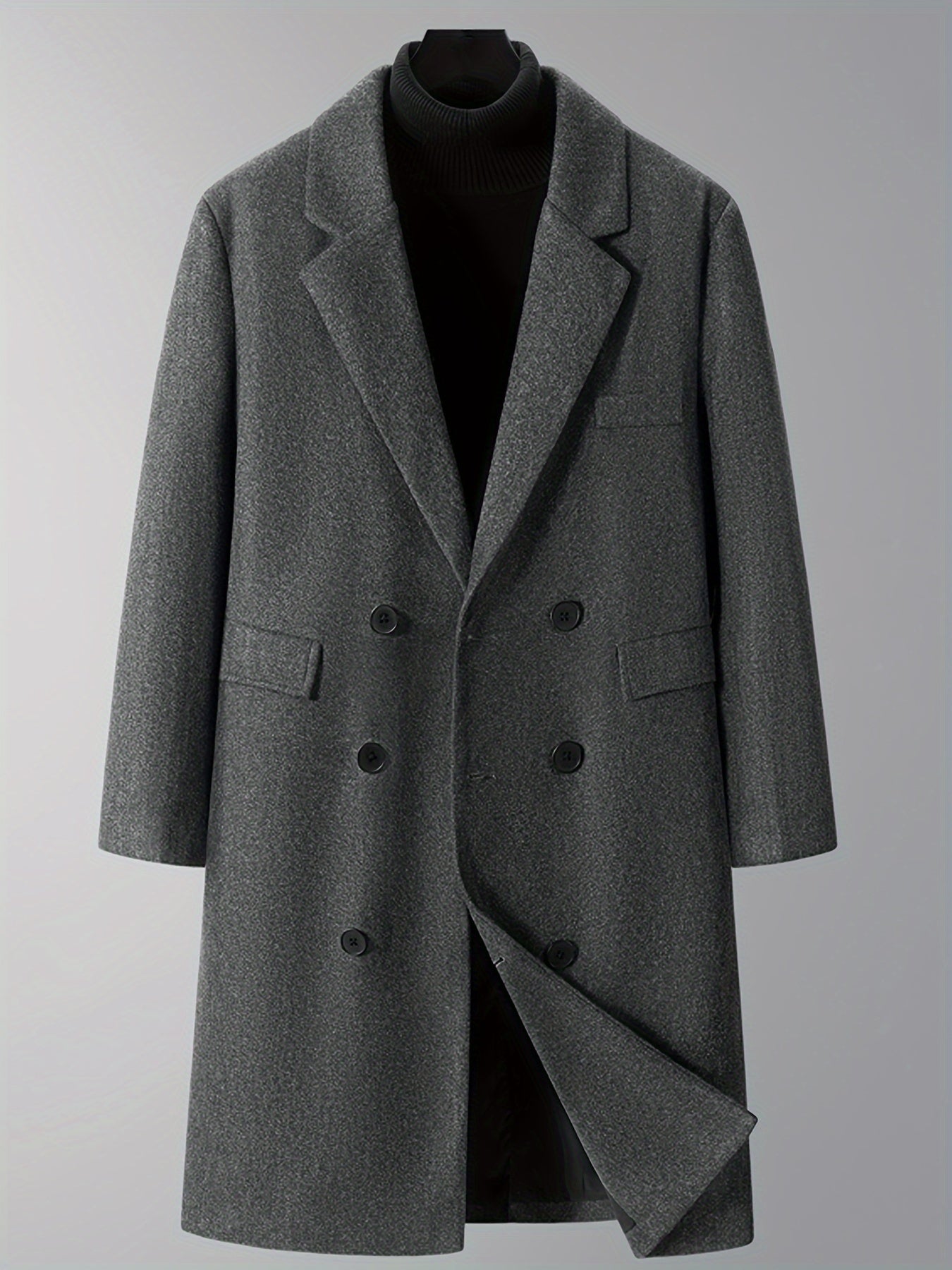 Men's Double Winter Jacket with Pockets