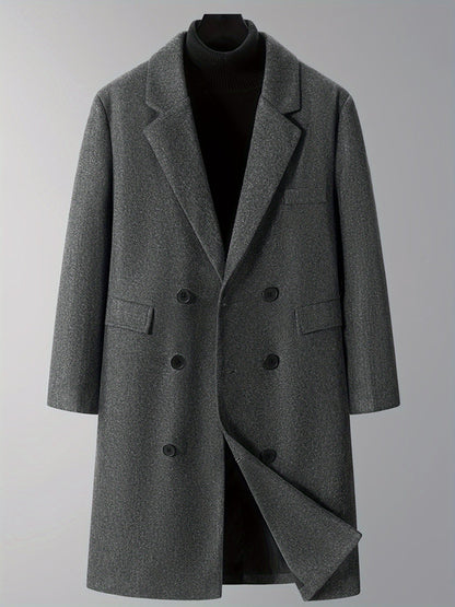 Men's Double Winter Jacket with Pockets