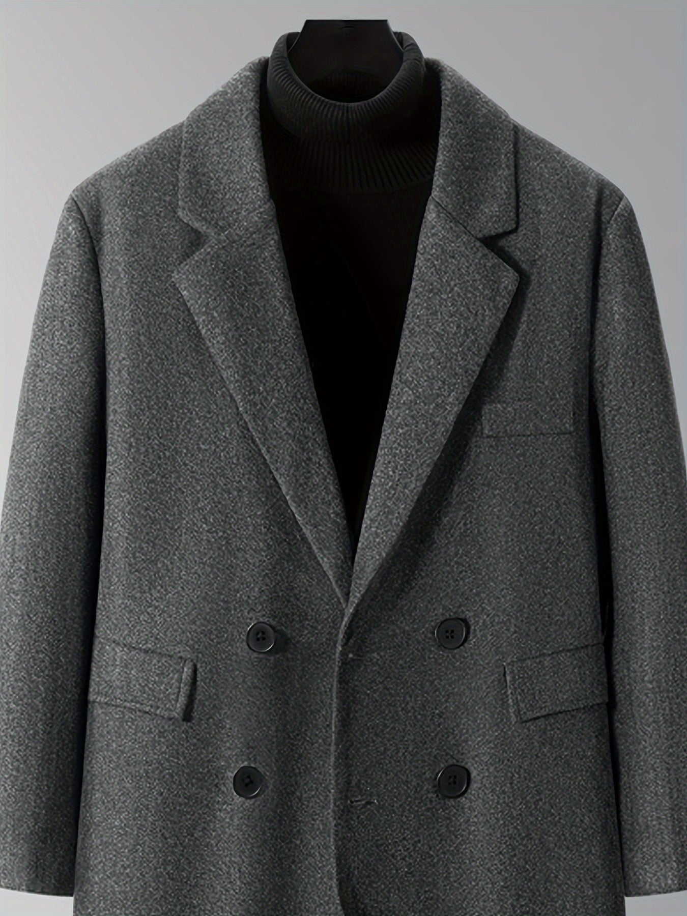 Men's Double Winter Jacket with Pockets