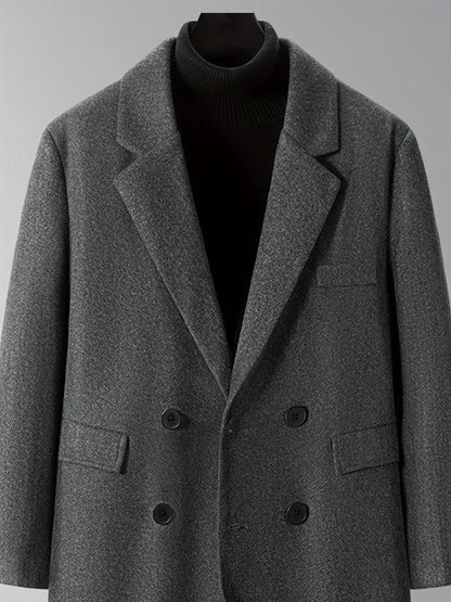 Men's Double Winter Jacket with Pockets