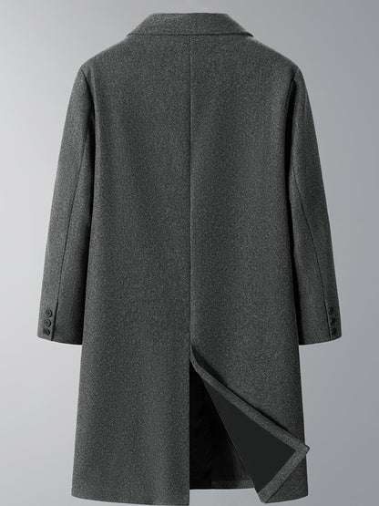 Men's Double Winter Jacket with Pockets