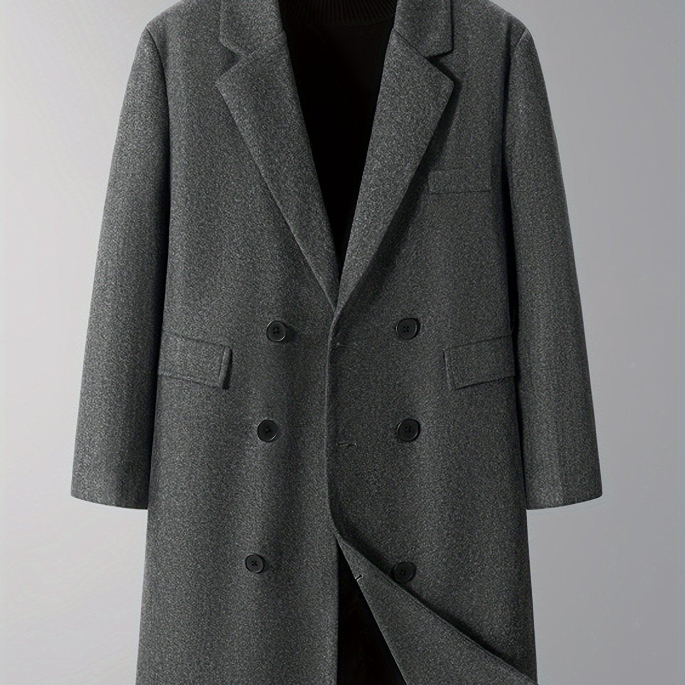 Men's Double Winter Jacket with Pockets