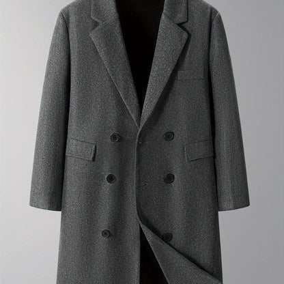 Men's Double Winter Jacket with Pockets