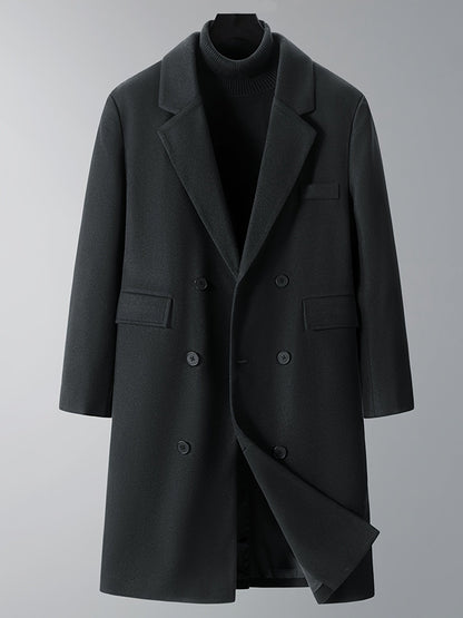 Men's Double Winter Jacket with Pockets