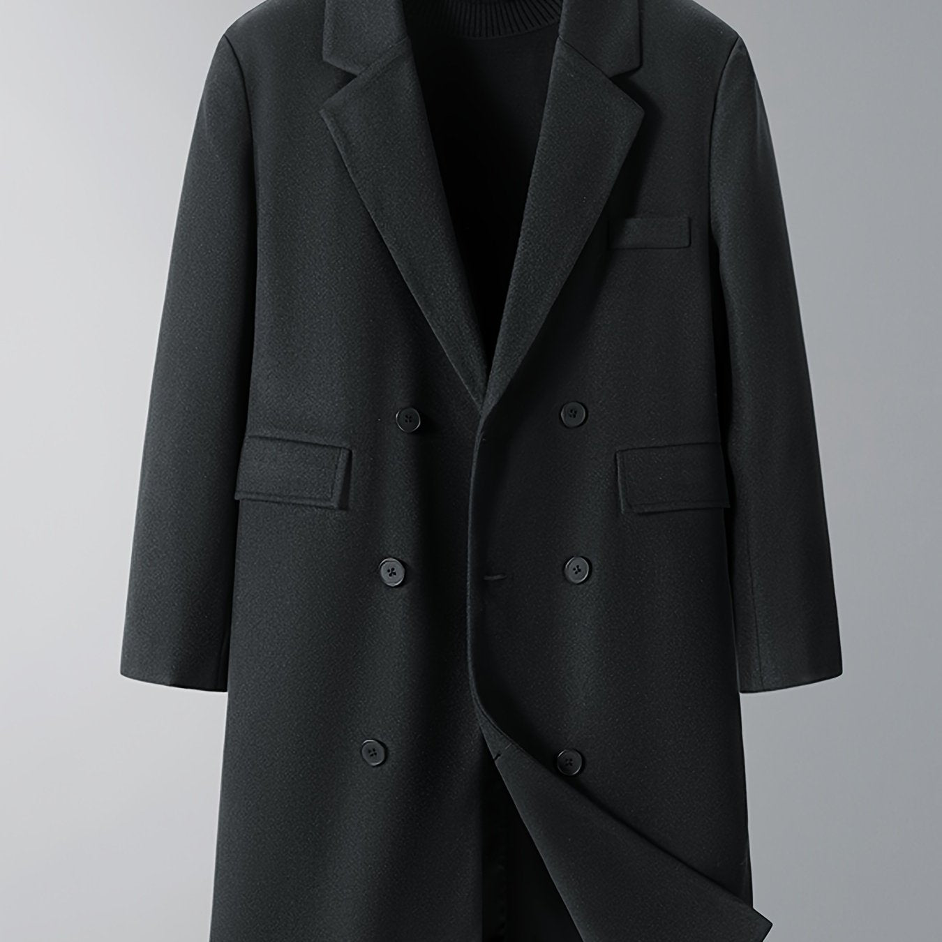 Men's Double Winter Jacket with Pockets