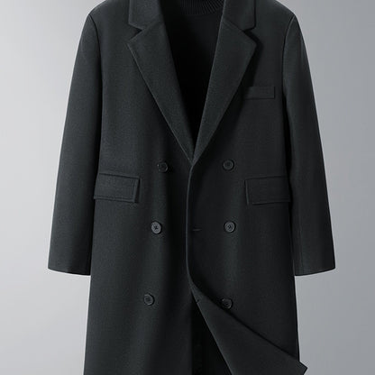 Men's Double Winter Jacket with Pockets