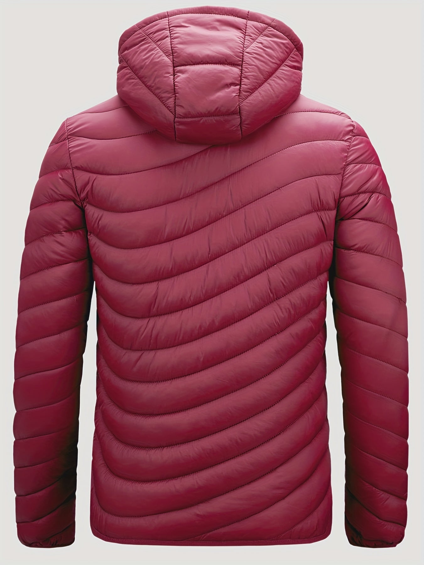 Men's Down Insulated Winter Jacket with Hood