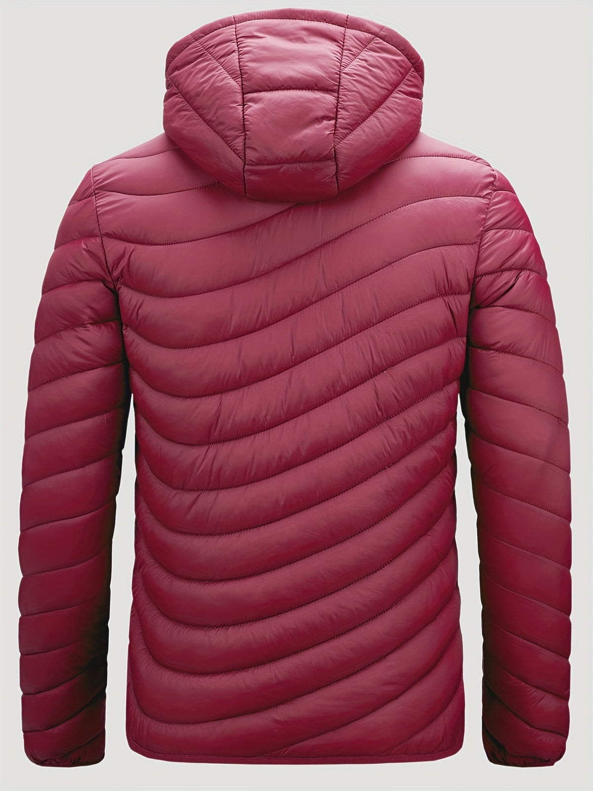 Men's Down Insulated Winter Jacket with Hood