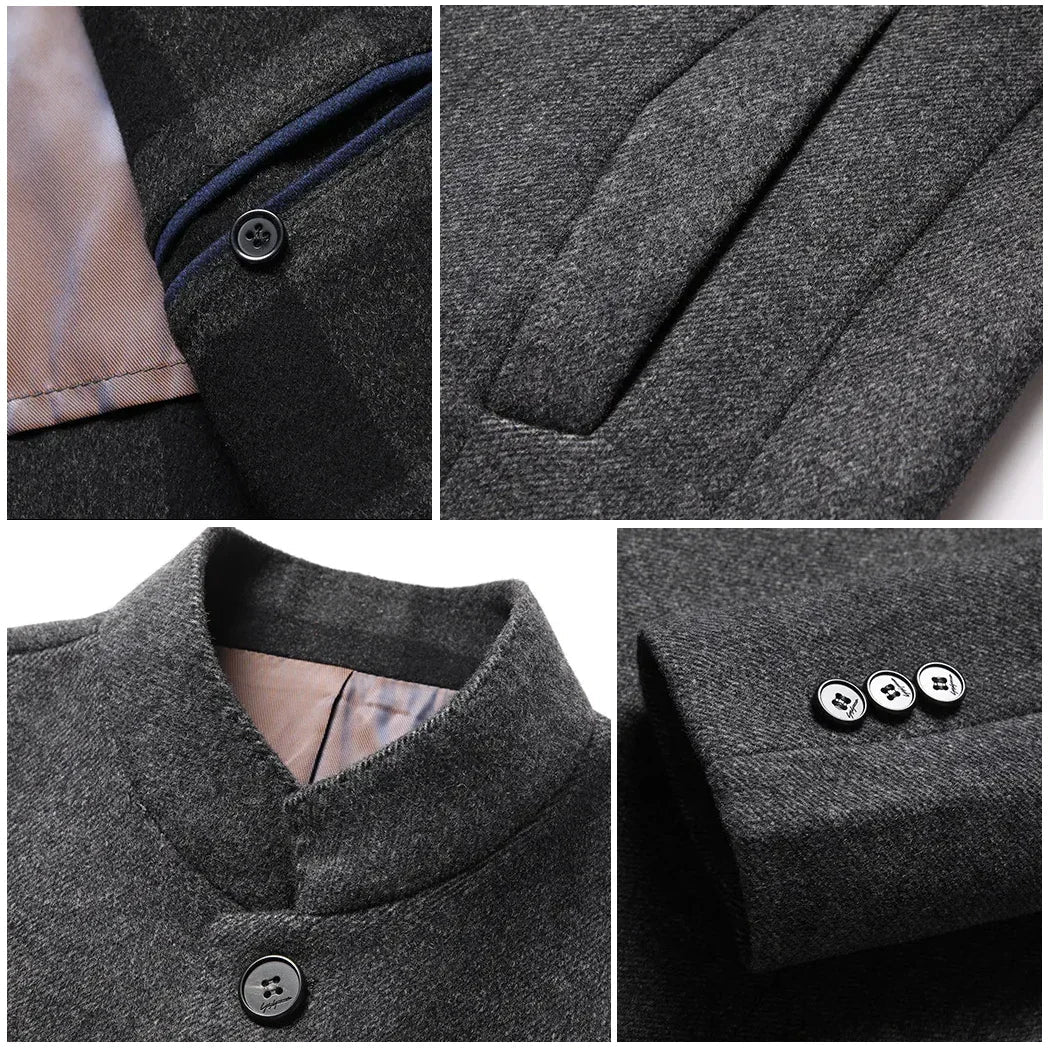 Men's Down Lined Jacket with Waterproof Shell