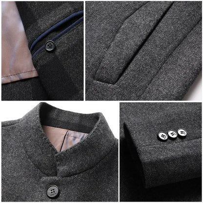 Men's Down Lined Jacket with Waterproof Shell