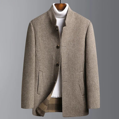 Men's Down Lined Jacket with Waterproof Shell