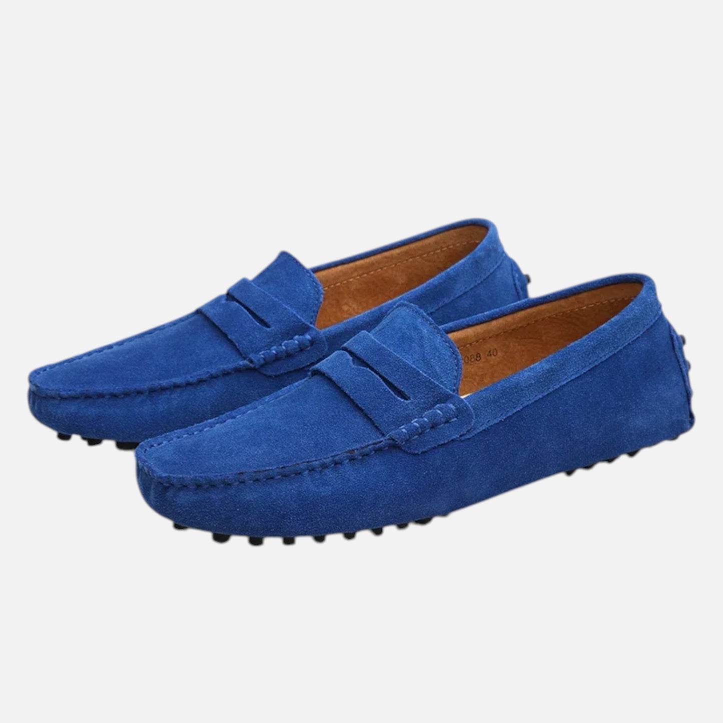 Men's Driving Moccasins with Suede Finish