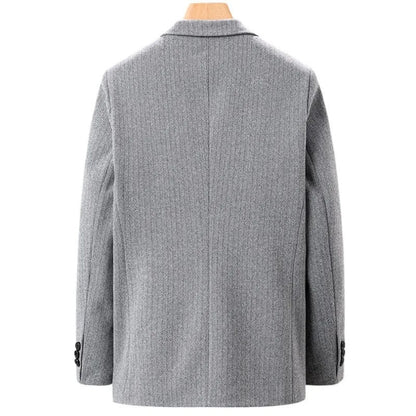 Men's Elegant Herringbone Jacket for Stylish Layering