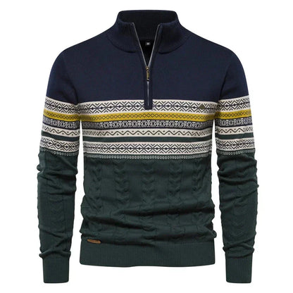 Men's Elegant Knit Sweater for Versatile Wear