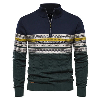 Men's Elegant Knit Sweater for Versatile Wear