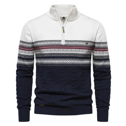 Men's Elegant Knit Sweater for Versatile Wear