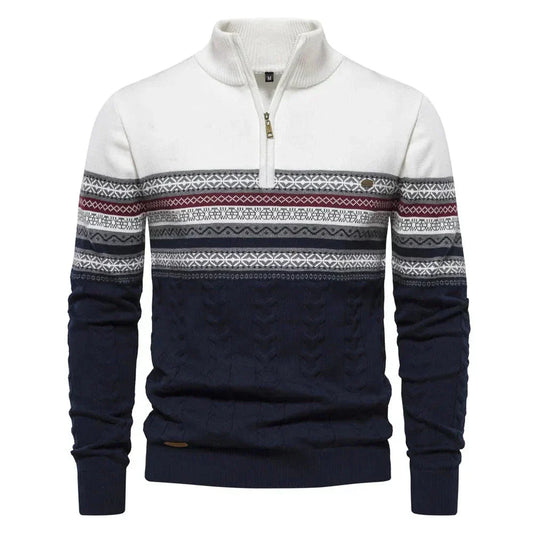 Men's Elegant Knit Sweater for Versatile Wear