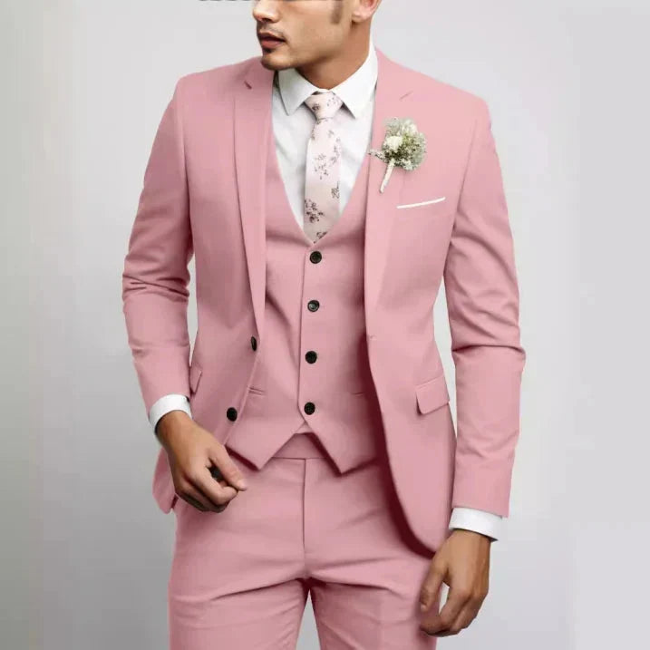 Men's Elegant Wedding Suit with Versatile Design