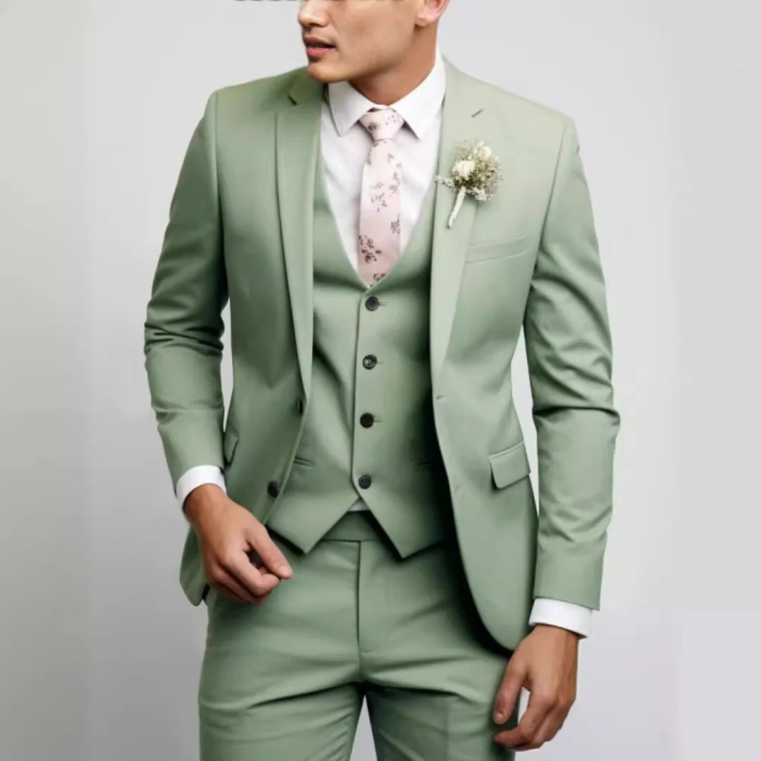 Men's Elegant Wedding Suit with Versatile Design